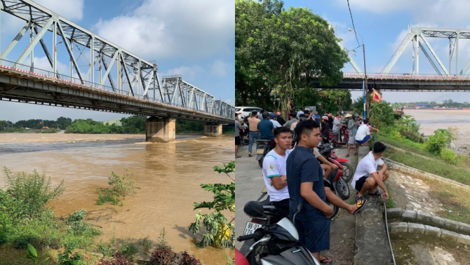 Lật tàu kinh hoàng gần cầu Việt Trì: Danh tính 2 vợ chồng nghi mất tích, gấp rút tìm kiếm nạn nhân