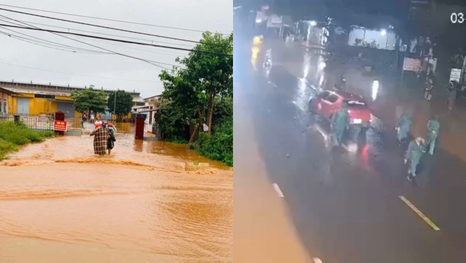 Hiện trường chủ tịch xã Đắk Lắk bị ô tô tông tử vong khi đang làm nhiệm vụ giữa đêm mưa 