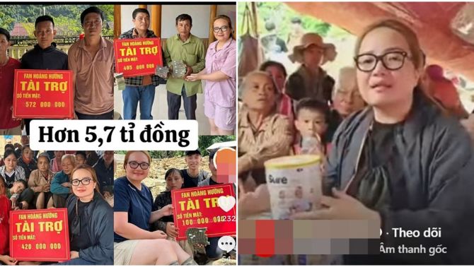 ‘Bóc trần’ sự thật việc Hoàng Hường chi hàng chục tỷ làm từ thiện, có thực sự là ý thiện từ tâm?