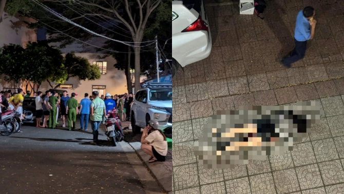 Hiện trường vụ cô gái bị gã trai bám theo đâm tử vong trên vỉa hè ở TP.HCM, hé lộ lý do ra tay