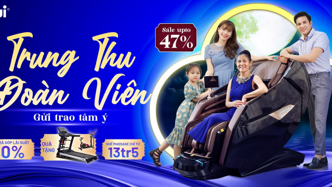 Sở Hữu Ghế Massage Fuji Với Ưu Đãi 'Khủng' Mùa Trung Thu