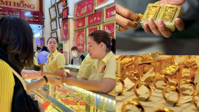 Giá vàng hôm nay 6/10: Chưa từng có tiền lệ khi vàng trong nước bùng nổ, chính thức vượt 140 triệu đồng/lượng