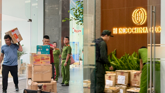 Hiện trường Công an Hà Nội thu hàng chục thùng carton tại trụ sở công ty Shark Bình: Bí ẩn dự án tiền số AntEx