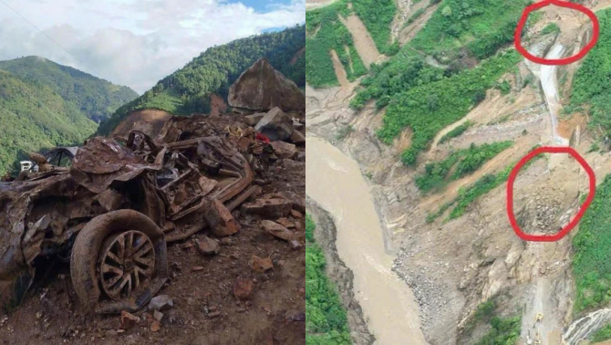 Tình hình tìm kiếm nạn nhân mất tích 1 tuần trong vụ xe bán tải bị vùi lấp ở Lào Cai: Hiện trường tan hoang