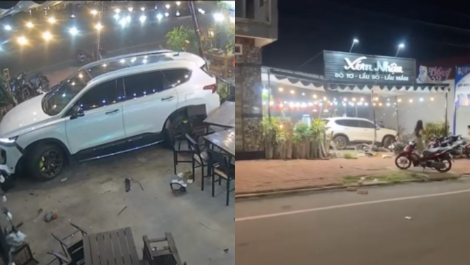 Clip hỗn loạn ở Gia Lai: Xe ‘điên’ mất lái lao thẳng vào quán nhậu giữa đêm, một người không qua khỏi