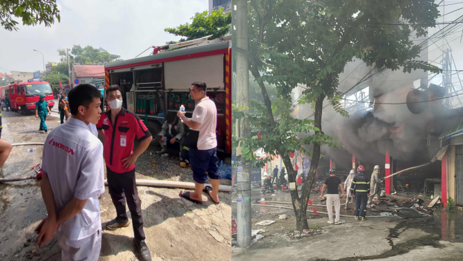 Hiện trường vụ cháy siêu thị điện máy FPT ở Hà Nội, thống kê con số thiệt hại tài sản 