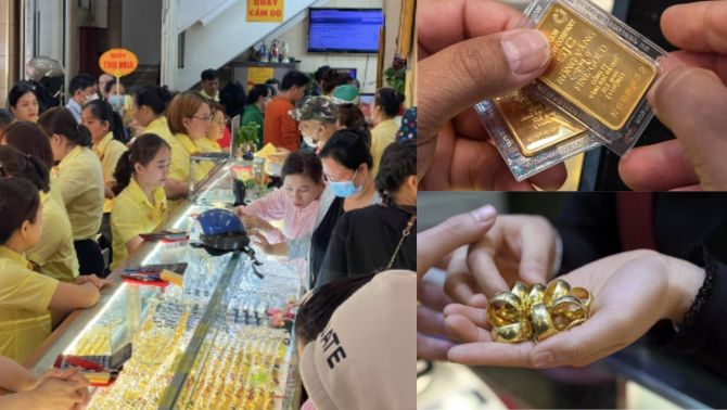 Giá vàng hôm nay 9/10: Xuất hiện diễn biến 'lạ' sau chuỗi tăng nóng, vàng miếng vẫn ở đỉnh cao hiếm có