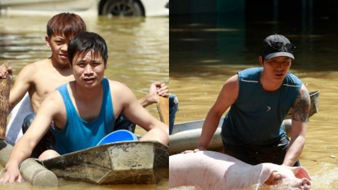 Nhiều khu vực tại Hà Nội còn ngập sâu: Cơ quan khí tượng cảnh báo nóng trong 12 đến 24 giờ tới