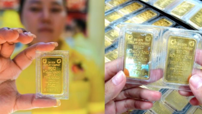 Ngày đầu tiên sau khi bỏ độc quyền vàng miếng, một 'ông lớn' gây sốc khi niêm yết giá vàng 145 triệu đồng/lượng