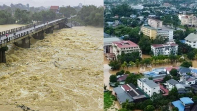 Tình hình lũ ở Bắc Bộ ngày 10/10: Nhiều sông vượt báo động 3, nguy cơ ngập lụt còn kéo dài