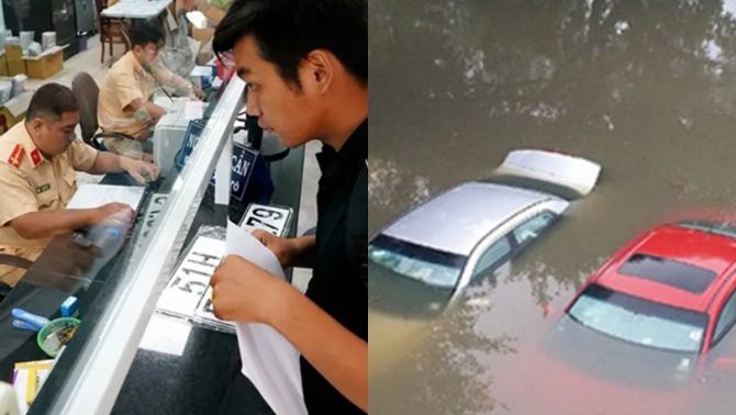 Thủ tục cấp lại biển số xe bị hỏng, rơi trong mùa mưa bão: Lưu ý tránh bị phạt đến 26 triệu đồng!