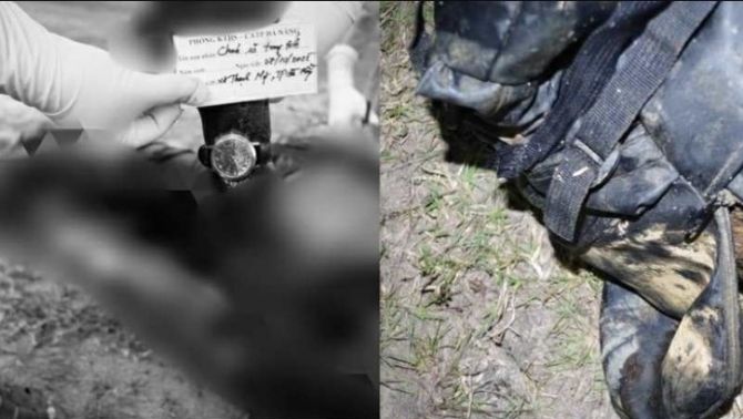 Đà Nẵng: Người dân hoảng sợ khi thấy thi thể nam giới trên lưng đeo ba lô chứa tảng đá nặng 20kg