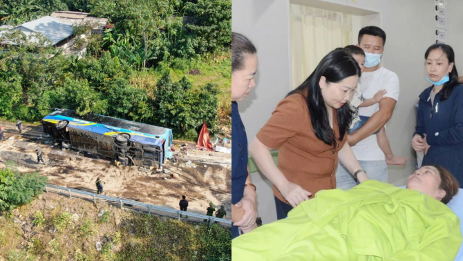 Vụ lật xe khách ở Lào Cai: Tình hình sức khoẻ mới nhất của 21 nạn nhân sau tai nạn kinh hoàng