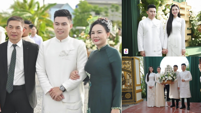 Choáng với sính lễ khủng trong lễ nạp tài của Đỗ Thị Hà, bố chồng quyền lực gửi lời nhắn đặc biệt