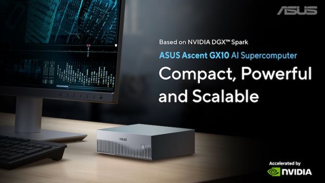 ASUS ra mắt siêu máy tính AI Ascent GX10