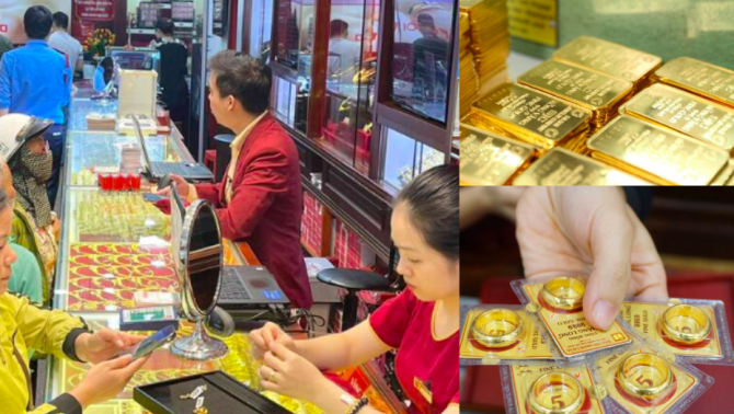 Giá vàng hôm nay 16/10: Mỗi giờ một giá, giá vàng miếng và vàng nhẫn 'tăng nóng' chưa từng có trong lịch sử