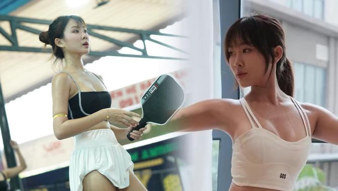 Hot girl 'vén váy' bất ngờ quay lưng với pickleball, nhận về 'mưa lời khen' nhờ môn thể thao mới