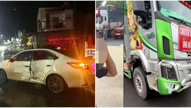 Thông tin nóng vụ đoàn xe cứu trợ va chạm với ô tô con và báo giá sửa chữa 91 triệu đồng gây tranh cãi