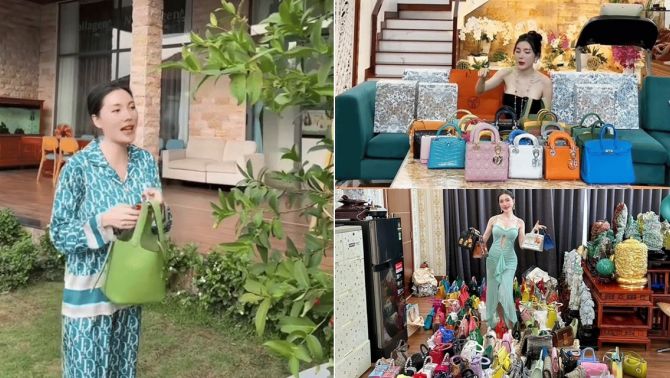 Sự thật ngã ngửa đằng sau 40 chiếc túi Hermès hàng chục tỷ được Ngân Collagen mua về đựng trái cây