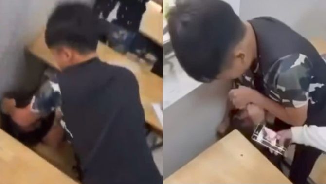 Nguồn cơn vụ nam sinh túm tóc, đánh bạn nữ dã man trong lớp, công an chính thức vào cuộc