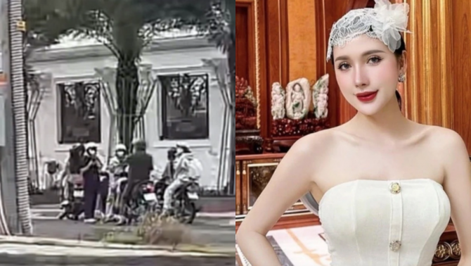 Ngân Collagen gặp biến sau khi Ngân 98 bị bắt, hàng chục người tụ tập trước biệt thự trăm tỷ làm điều không ngờ