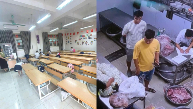 Bếp ăn trường tiểu học lộ bất thường: Phụ huynh cho con nghỉ học hàng loạt vì nghi vấn thực phẩm bẩn?