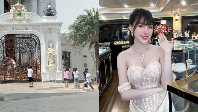 Công an thông tin vụ người dân kéo đến dinh thự Ngân Collagen, chồng ‘phú bà miền tây’ ra mặt