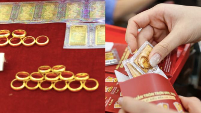 Giá vàng chạm mốc kỷ lục, vàng nhẫn lên ngôi giữa cơn sốt kim loại quý khi nhiều người dân chen chân mua bằng được 