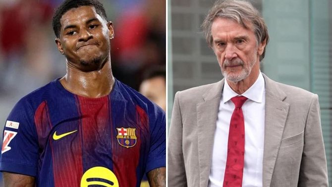 Sir Jim Ratcliffe bị Barca lật kèo, Rashford trở lại Manchester United vào hè 2026?