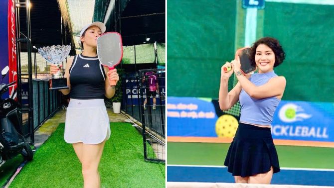 Bén duyên với pickleball ở tuổi U50, HLV Kim Oanh khiến chị em ghen tỵ với vẻ đẹp không tì vết