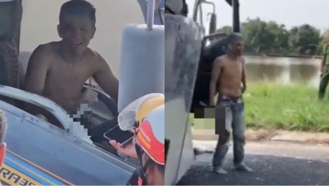 Danh tính tài xế xe tải tự nhận nhiễm HIV rồi cầm dao chống trả công an, kết quả test gây bất ngờ