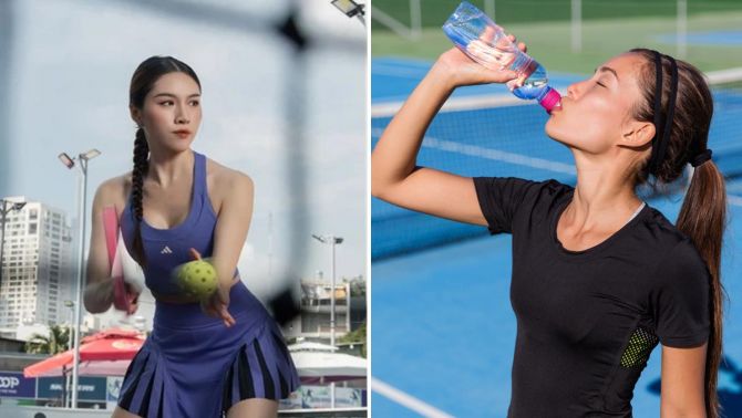 Bí kíp duy trì hiệu suất khi chơi pickleball, xác định 'thời điểm vàng' để bổ sung nước cho cơ thể