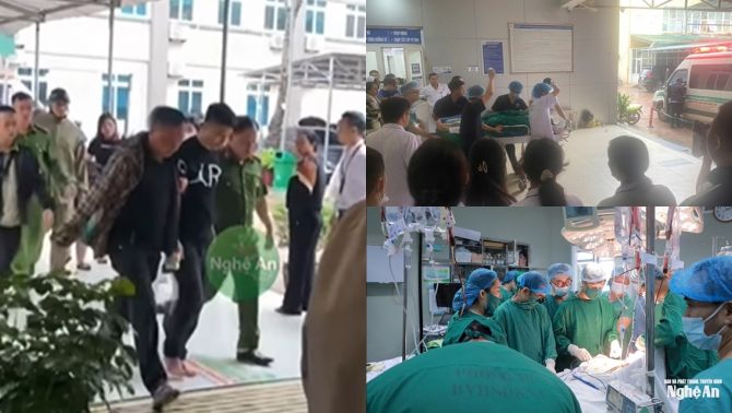 Nghẹt thở quá trình nhân viên y tế ngăn cản kẻ đòi ném bé sơ sinh xuống đất, bị đối tượng truy sát 