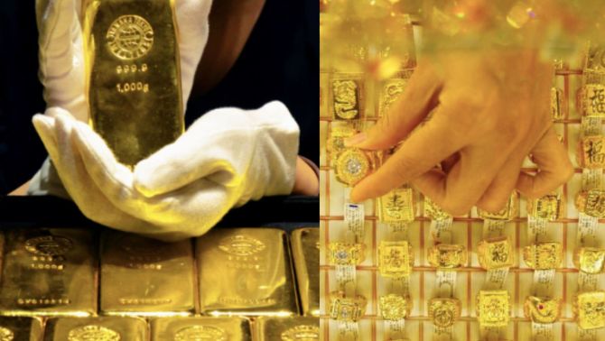 Từ đỉnh lịch sử xuống đáy sau hai tuần: Cú rơi khó tin khi giá vàng thế giới đảo chiều choáng váng