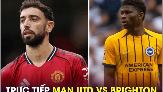 Trực tiếp bóng đá MU vs Brighton, 23h30 ngày 25/10 - Link xem trực tiếp bóng đá Ngoại hạng Anh K+ HD