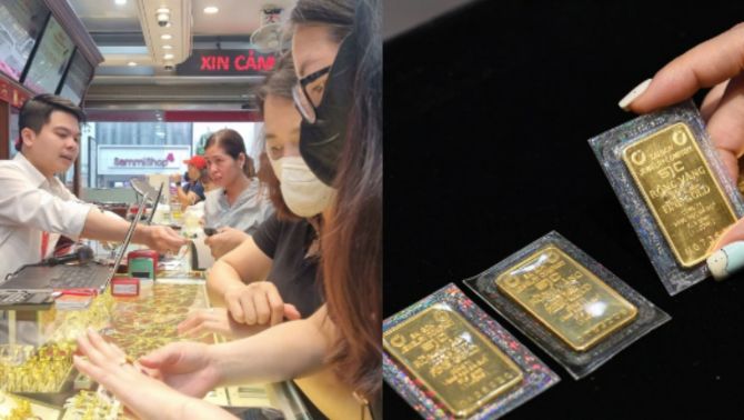 Giá vàng biến động khó lường, người dân mòn mỏi xếp hàng nhưng vẫn không thể mua nổi một chỉ