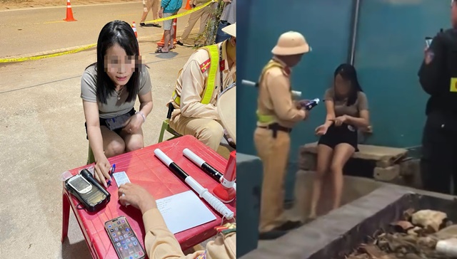 Clip nữ tài xế hất văng máy đo nồng độ cồn của CSGT, lớn tiếng nói ‘anh tuổi gì’, bất ngờ kết quả kiểm tra cồn