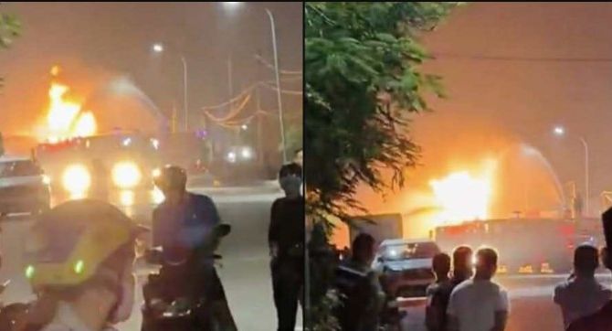 Camera ghi lại cảnh xe bồn nổ như bom ở Hưng Yên: Nhân chứng kể lại cảnh tượng ám ảnh, tình hình hiện tại của tài xế