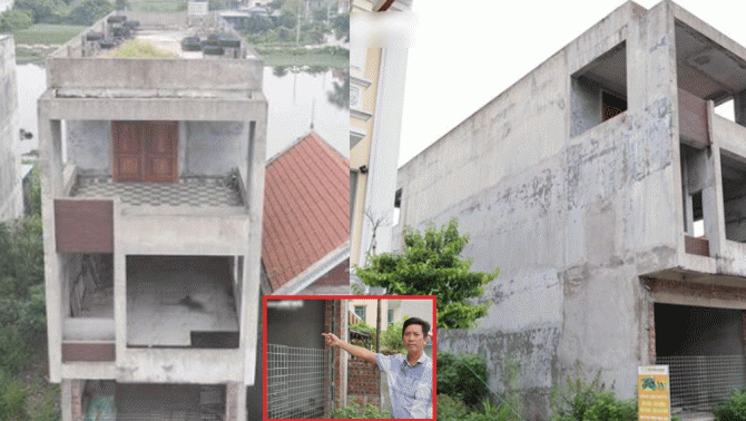 Vụ 1 lô đất cấp 2 sổ đỏ ở Hải Phòng: Một gia đình vay mượn xây nhà sắp hoàn thiện giờ phải bỏ hoang