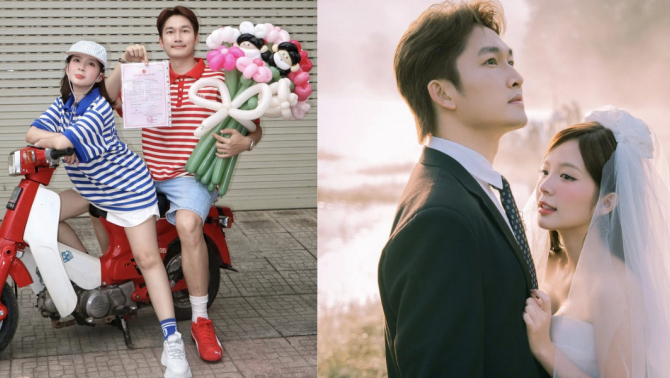 Đình Tú - Ngọc Huyền rạng rỡ trong lễ ăn hỏi, nhan sắc cô dâu gây chú ý