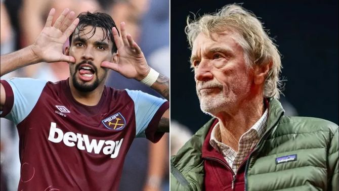 West Ham đồng ý để Lucas Paqueta gia nhập Man United, Sir Jim Ratcliffe kích hoạt bom tấn đầu tiên