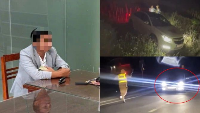 Lời khai tài xế lùi xe ‘chạy’ CSGT rồi rơi thẳng xuống mương, ‘đứng hình’ trước kết quả nồng độ cồn