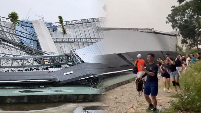 Cảnh báo pickleball Việt Nam: Sân tạm bợ xuất hiện tràn lan, không đảm bảo an toàn khi trời mưa gió