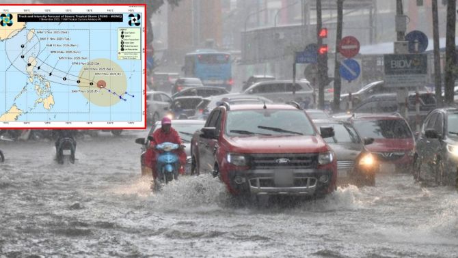 Siêu bão Fung-wong hình thành ngoài khơi: Hé lộ kịch bản cực đoan trước khi tiến vào Biển Đông