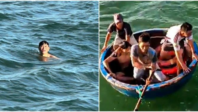 Phép màu đến với người đàn ông thứ 2 mất tích 2 ngày trên biển Lý Sơn, nỗ lực tìm kiếm người còn lại