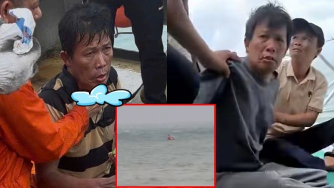 Phép màu đến với người đàn ông lao xuống biển cứu người giữa tâm bão, hé lộ tình trạng khi tìm thấy