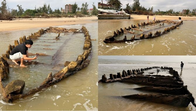 ‘Bảo vật’ cực hiếm lộ rõ sau mưa bão ở bờ biển Hội An, lực lượng chức năng khoanh vùng bảo vệ