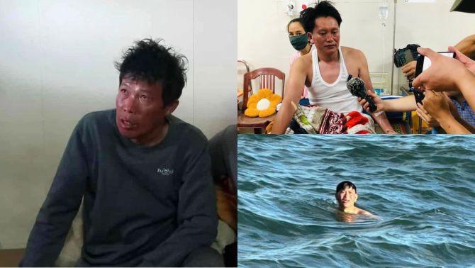 Lý do người đàn ông trôi dạt 2 ngày xuyên bão cởi bỏ áo phao và bản lĩnh người ngư phủ Quảng Ngãi