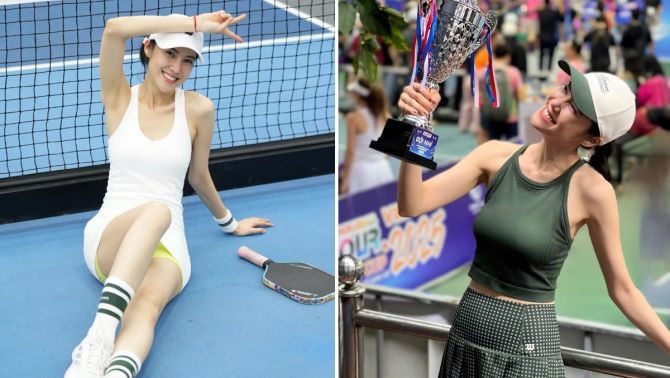 Về nhì ở giải Pickleball, siêu mẫu Thu Hằng vẫn chiếm trọn spotlight với vóc dáng cực phẩm ở tuổi 40