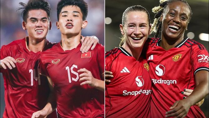 Lịch thi đấu bóng đá hôm nay: ĐT Việt Nam đại chiến Trung Quốc; Man Utd thắng lớn ở Champions League